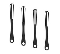 Uonlytech 4 pièces Set de Batteurs Œufs Manuels PP Poussoir Ergonomique Multifonction pour Cuisine Pâtisserie Pâté Crème Réutilisable