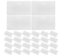 Uonlytech 40 porte-étiquettes autocollants - Pochettes étanches pour documents - Pochettes transparentes autocollantes pour classeurs, livres de bibliothèque et organisation de salle de classe