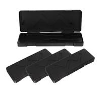 Uonlytech 4pcs Boîte à Jauge à Vernier Portable en Plastique Couvercle, Coffret Rangement pour Pied à Coulisse, Organiseur Compact pour Usage Extérieur