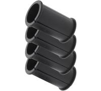 Uonlytech 4pcs Manchon Caoutchouc Pour Microphone Joint Caoutchouc Pour Microphone Accessoires De Support Antichoc Pour Microphone