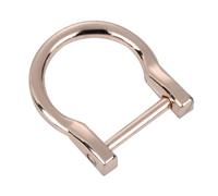 Uonlytech 4pièces Anneaux d Semi-circulaires Lot Vis Amovibles pour Sangles De Sacs à Dos Valises Et Créations DIY