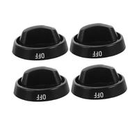 Uonlytech 4pièces Boutons De Remplacement Universels Plastique Pour Cuisinière à De Brûleur De Ajustement Température Accessoires De Cuisine Et Faciles à Utiliser