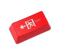 Uonlytech 4pièces Capuchon De Retour Arrière Rétroéclairé pour Clavier Mécanique Keycap Remplaçable Accessoire Pratique pour Gaming Et Personnalisation Design Unique avec Transmission