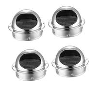 Uonlytech 4pièces Housse Évacuation Acier Inoxydable Pour Hotte Aspirante Ventilation Murale Design Pratique Et Élégant Les Insectes Et Débris