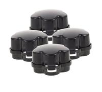 Uonlytech 4pièces Protège-boutons de Cuisinière à Gaz Protections de Sécurité pour Boutons de Cuisinière Lot de Accessoires pour Four