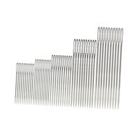 Uonlytech 5 ensembles Aiguilles à Coudre Grandes Yeux Fer pour Couture Main Bricolage avec Boîte de Rangement