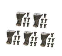 Uonlytech 5 Ensembles Coin Décoratif De Meubles Appui-tête De Siège Protecteurs d'angle Rétro Support Décoratif Angle Décoratif Protections d'angle D'expédition Triangulaires 6 Pièces * 5