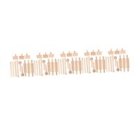 Uonlytech 5 Ensembles Rouleau À Texturer En Argile En Sculpture Polymère Pour Enfants Poterie Gaufrage Texture Rouleau Pour Argile Rouleau Pour Argile 12 pièces * 5