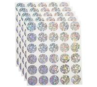 Uonlytech 5 Feuilles Autocollants à Gratter Prizes Stickers Diy pour Jeux Fête Anniversaire Mariage Cartes Surprise à Gratter Premium