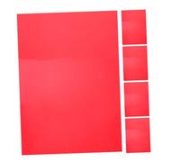 Uonlytech 5 Feuilles PVC Transparentes Correctrices Couleur Film Diffuseur Lumière pour Photographie Créative et Décoration