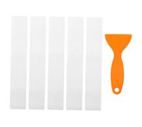 Uonlytech 5 pièces Bande Antidérapante Transparente Peva avec Raclette Autocollants Antidérapants pour Escalier et Sécurité et Adhérence Améliorée