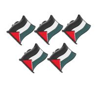 Uonlytech 5 pièces Broches Drapeau Palestine Alliage de Zinc Pins Légers pour Vêtements Sacs et Accessoires Décoration Chic pour Fêtes et Célébrations