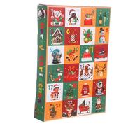 Uonlytech 5 Pièces Calendrier de DIY Cases Colorées avec Couvercle Boîtes Vides pour Cadeaux de Noël Boîtes à Pâtisserie Réutilisables pour Garçon Fille et Famille Décoration Festive