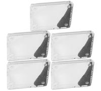 Uonlytech 5 pièces Kit de Boîtes Poudre Fer Magnétique pour Expériences Champ Magnétique Éducatif Classe Outil Pédagogique Physique Ajustable pour Démonstrations Scientifiques