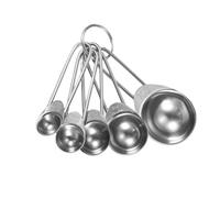 Uonlytech 5 pièces Lot de Cuillères Doseuses Acier Inoxydable Multifonctions pour Café Thé et Pâtisserie Mesure Précise pour Café Moulu Sucre et Poudre de Lait Ustensiles de Cuisine