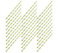 Uonlytech 50 Bâtonnets en Papier pour Barbe à Papa 30 X 10 MM Rayés Vert et Blanc Compatibles Machines Automatiques Support Hygiénique pour Fêtes et Loisirs Créatifs Recharge 50 Pièces