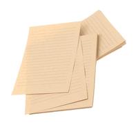 Uonlytech 50 Feuilles Papier Lettre Vintage Kraft Ligné Stationery Writing Paper pour Invitations Poésie et Écriture pour Adultes