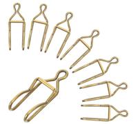 Uonlytech 50 pièces Lot de Fermoirs Fer pour Chaîne de Montre de Poche Accessoires DIY Durables et Résistants Rouille Clips Faciles à Installer pour Chaînes Vintage et Cow-Boy