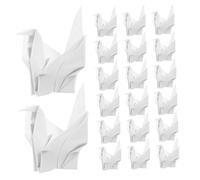 Uonlytech 50 Pièces Origami Paper Cranes Handmade Japanese Paper Craft For Bridal Party Photography Prop Wedding Shower Birthday Decoration