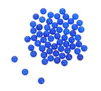 Uonlytech 50 Pièces Perles Rondes Lapis-lazuli Naturelles Bleues pour Bracelets DIY Bijoux Artisanaux