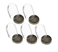Uonlytech 5ensembles Verre pour Fleurs Préservées Cache-Fleurs Immortelles Verre Polyvalent Cache-Pot pour Micro-