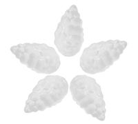 Uonlytech 5pcs Boules Pratiques en Polystyrène Blanc en Écume, Légères, pour Décorer Une Pièce ou Activités Parent-garçon et Filles