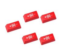 Uonlytech 5pièces Clé De Remplacement Rétroéclairée pour Clavier Mécanique Capuchon De Touche Personnalisé Design Transparent Et pour Redonner Vie à Votre Ancien Clavier Accessoire