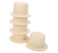 Uonlytech 5pièces Mini Chapeau Feutre Lot de Petits Chapeaux Miniatures Décoration De Maison De Poupée Fournitures De Bricolage Accessoires pour Jouets
