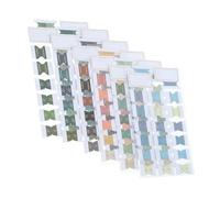 Uonlytech 6 Feuilles Onglets Index Adhésifs Rétro Lot Pages Écrits pour Planificateurs Autocollants de Séparation Pratiques pour Organisation de Documents et Notes