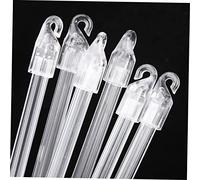 Uonlytech 6 pièces Baguettes Transparentes pour Stores à Lamelles Accessoires pour Commande de Stores Barre de Manœuvre Facile à Installer pour Rideaux à Lamelles