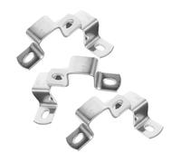 Uonlytech 6 Pièces Clip de tube en acier inoxydable collier de serrage pour conduit entre parenthèses fixation pour tube collier de serrage tuyau colliers pour tu