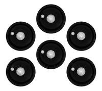 Uonlytech 6 Pièces Joint de Valve D’urinoir en Silicone 27mm, Noir, | Étanchéité Fiable, Contrôle de L’eau, pour Urinoir et Robinet à Capteur, Usage Public ou Privé