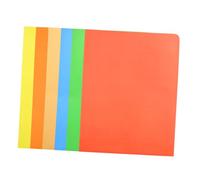 Uonlytech 6 pièces Lot de Chemises Papier Colorées avec Porte-documents Multifonction Papier Résistant pour Bureau Trieur Extensible pour Classement de Dossiers et