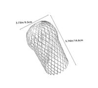Uonlytech 6 Pièces Lot de Filtres Maillés pour Gouttières Aluminium Protection et Débris Conception Résistante Aux Intempéries pour Entretien