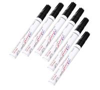 Uonlytech 6 pièces Marqueurs Peinture Permanents Noirs pour Garçon Fille et Durables et Outils Peinture Portables pour Artistiques