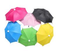 Uonlytech 6 Pièces Parasol de Protection pour Plantes en Pot Extérieur | Tissu Argenté, Mât à Planter au Sol, pour Succulentes et Pots, Retrait Facile, Usage Extérieur