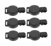 Uonlytech 6 pièces Porte Badge Rétractable Pratique avec Boucle Résistante pour Badges et Cartes Identité Porte Carte pour Bureau Hôpital École et Industrie