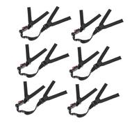 Uonlytech 6 Pièces Sangles de Menton Ajustables pour Casque de Sécurité Protection Confortable Boucle Rapide pour Travailleurs du Bâtiment et Sports Cyclistes