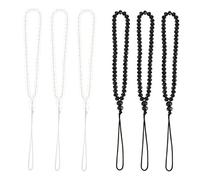 Uonlytech 6 Pièces Téléphone Perles Lanières de Mode pour Téléphone Portable Chaînes Antichute Pratiques Élégantes
