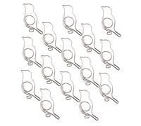 Uonlytech 60 pièces Clips Métalliques Oiseau Créatifs Pinces Pratiques pour Bureau École et Maison Argentés