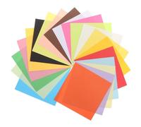 Uonlytech 600 feuilles de papier origami : 20 couleurs carrées pour loisirs créatifs, papiers pliants double face pour projets scolaires et activités familiales.