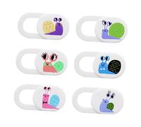 Uonlytech 6pcs Cache Webcam Abs Glissière Protection Privée Ordinateur Tablette Décor Élégant