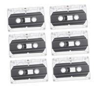 Uonlytech 6pièces Cassettes Audio Vierge Enregistrables Enregistrement pour DIY Et Messages De avec Étui Protecteur