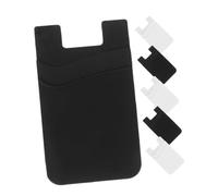 Uonlytech 6pièces Porte-Carte Adhésif pour Téléphone De Noirs Blancs Étui Mince Et Léger pour Cartes Identité Et Espèces Pratique Au Quotidien