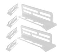 Uonlytech 6pièces Séparateurs De Réfrigérateur Plaque De Séparation Robuste Pour Étagères Fixations Pour Réfrigérateur