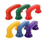 Uonlytech 6pièces Téléphone Chuchoteur Jouet Éducatif Plastique Pour Tout-petits Développement Concentration Et Reconnaissance Des Couleurs