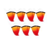 Uonlytech 7pièces Nez de Perroquet Décoratif Bec Oiseau Factice pour Halloween Fêtes Costumées Accessoires de Déguisement Animaux