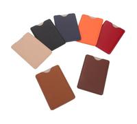 Uonlytech 7pièces Protège-Cartes Cuir PU Fin pour Cartes Bancaires Porte-Cartes pour Voyages et Quotidien Protection Vie Privée pour Hommes et Femmes