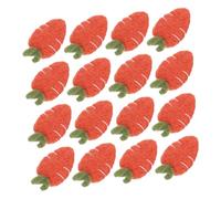 Uonlytech 8 pièces Accessoires DIY Carottes Feutre pour Épingles à Cheveux Matériaux de Décoration pour Artisanat et DIY