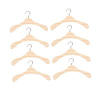 Uonlytech 8 pièces Cintres Miniatures pour Vêtements de Poupées Bjd Accessoires Maison Poupée pour Organiser Tenues et Robes
